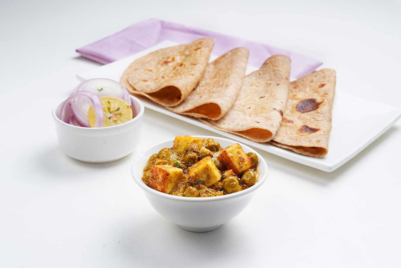 Order Mutter Paneer And Chapati Lunchbox From Lunchbox On Eatsure