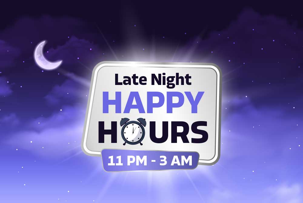 Order Late Night Happy Hours near me