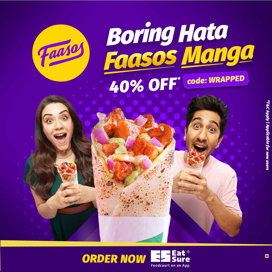 Faasos new sale user code