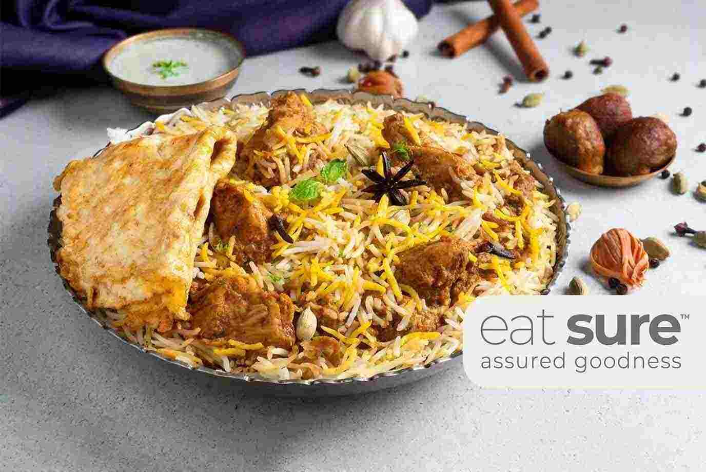 Order Lazeez Bhuna Murgh Chicken Dum Biryani Boneless Serves 1 2 Free