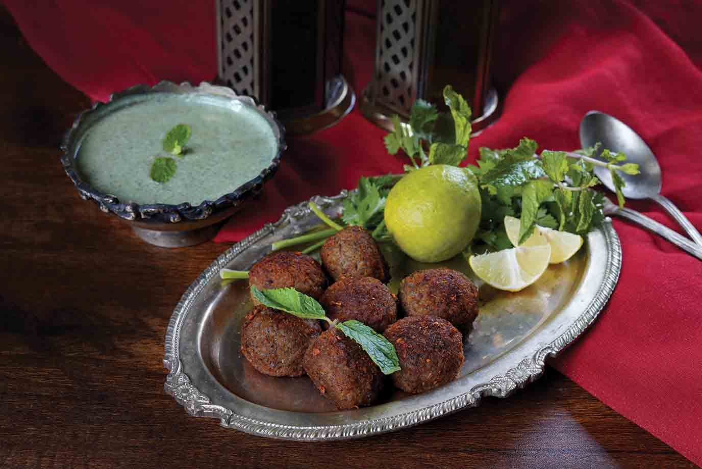 Order Murgh Kefta Half Chicken Meatball Kebab online from Behrouz Biryani