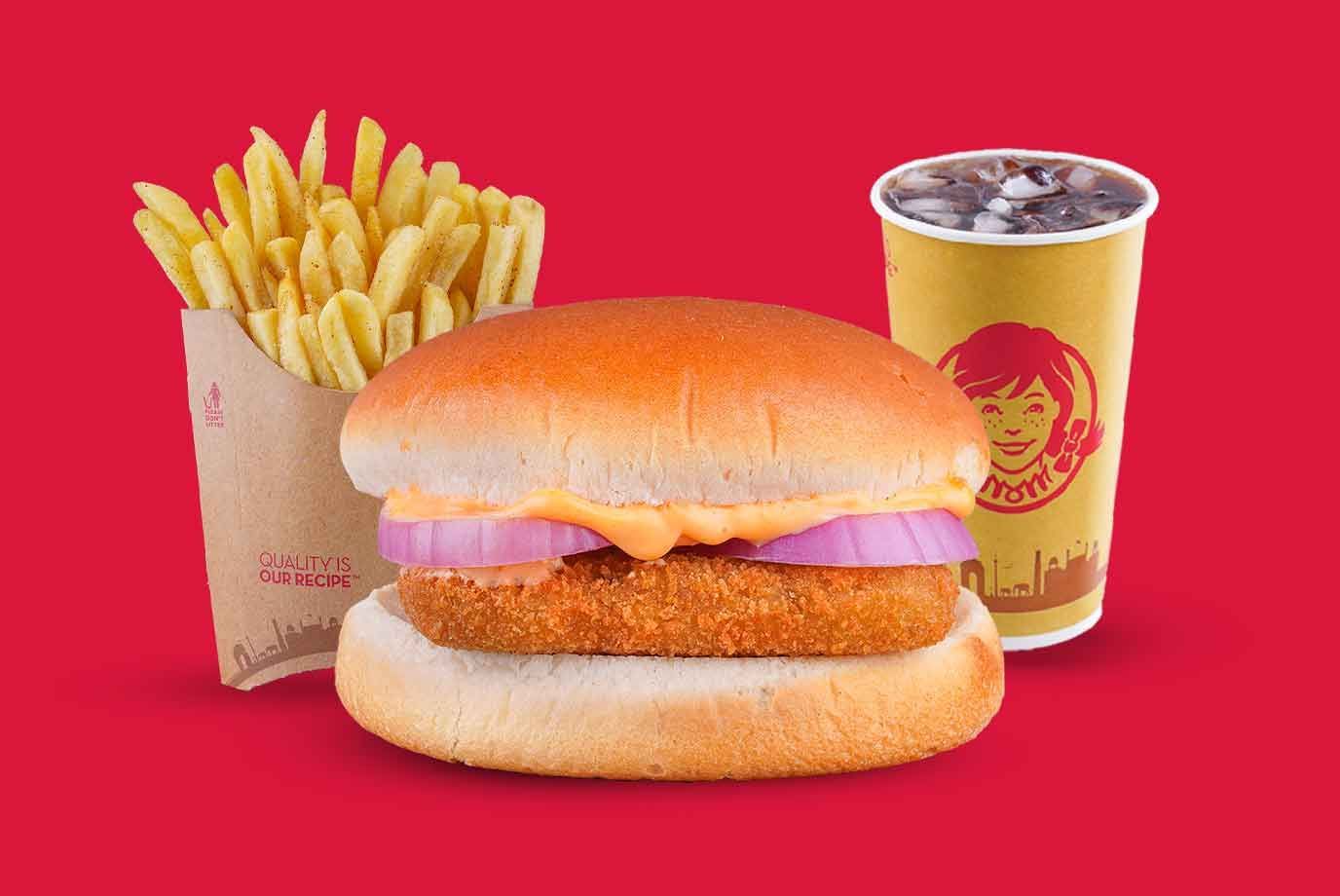 Order Bun Tikki Burger Fries M Coke M from Wendy S on EatSure