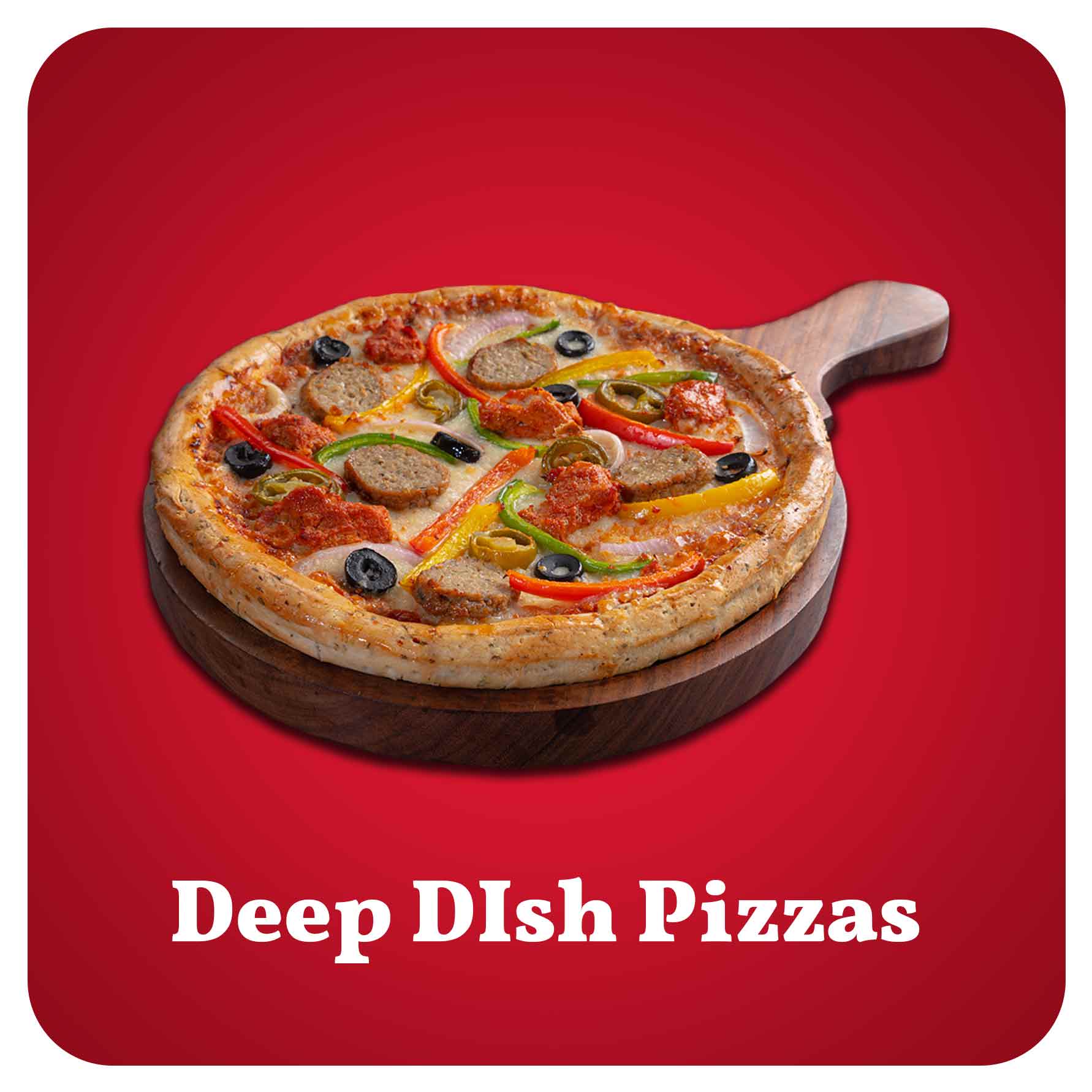 Order Cheesy Deep Dish Pizzas near me