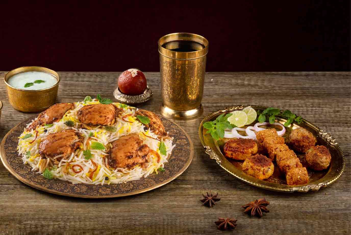 Order Jashna E Lazeez Bhuna Murgh Classic Chicken Biryani Non Veg Kebab