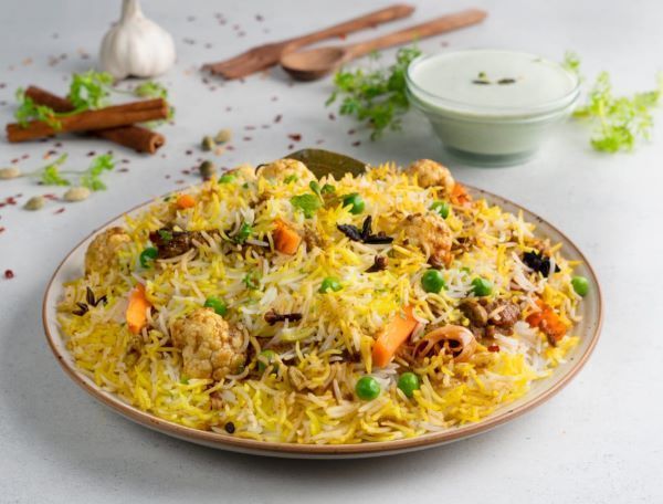 Order Hyderabadi Spicy Veg Biryani Serves 1 from Behrouz Biryani on EatSure