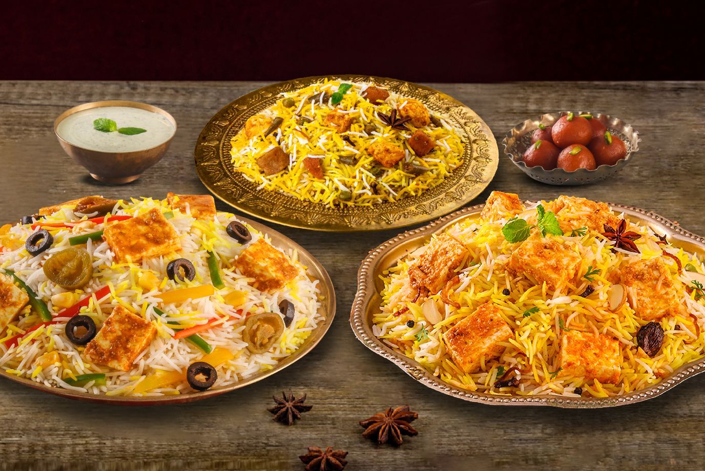 Order Royal Paneer Biryani Combo Serves 3 online from Behrouz Biryani