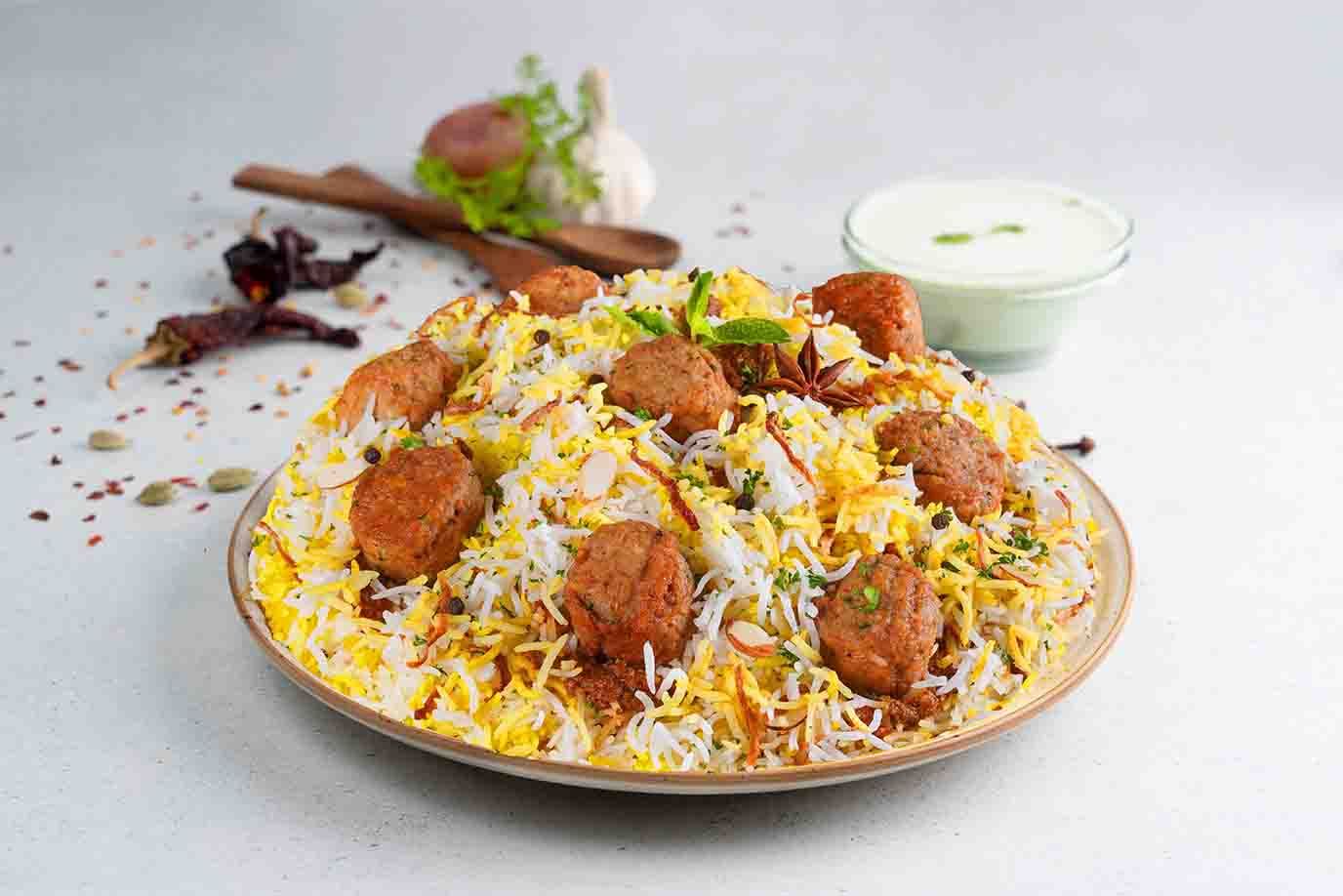 Order Lucknowi Meatball Biryani From The Biryani Life On Eatsure