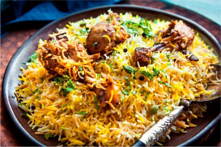 Order Hyderabadi Chicken Dum Biryani Serves 1 1 Leg Or Thigh Pc from ...