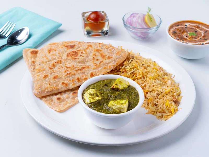 Order Palak Paneer Jumbo Thali from Lunchbox on EatSure