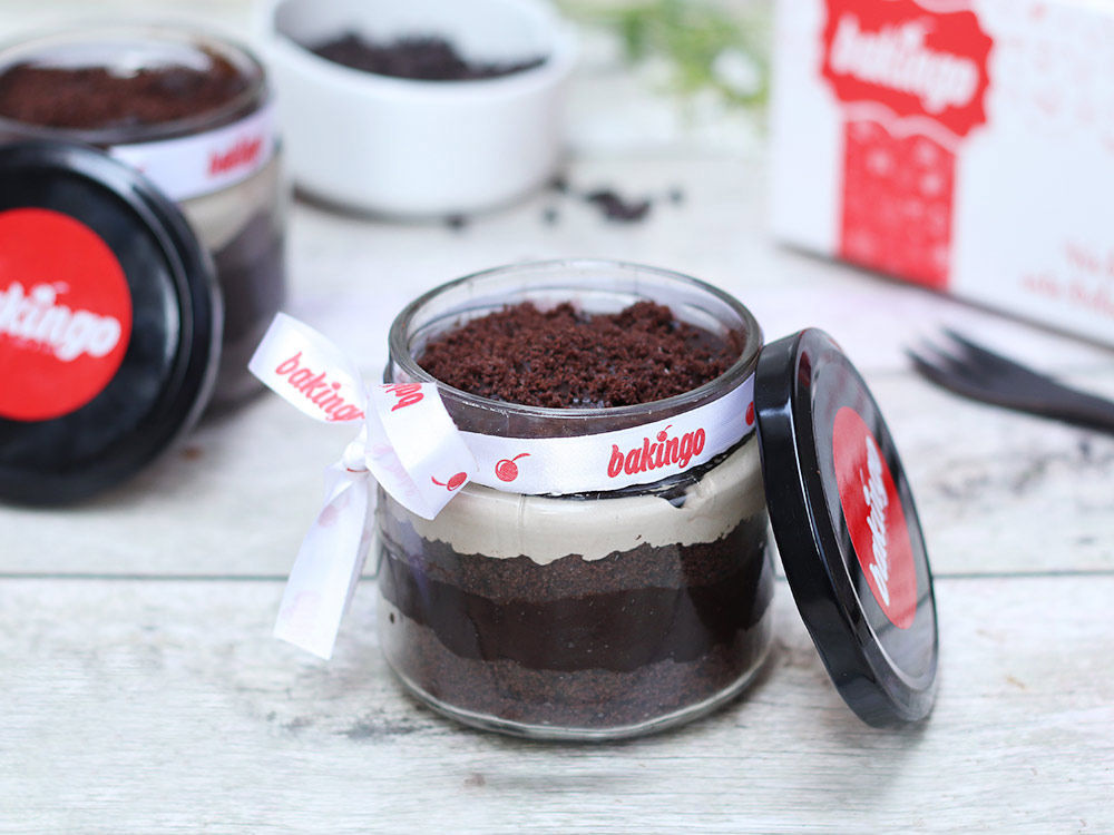 Order Choco Mud Jar Cake Large From Bakingo On Eatsure