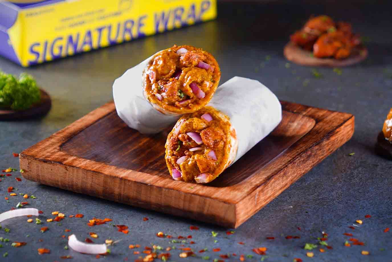 Order Smokey Butter Chicken Wrap Newly Launched from Faasos on EatSure