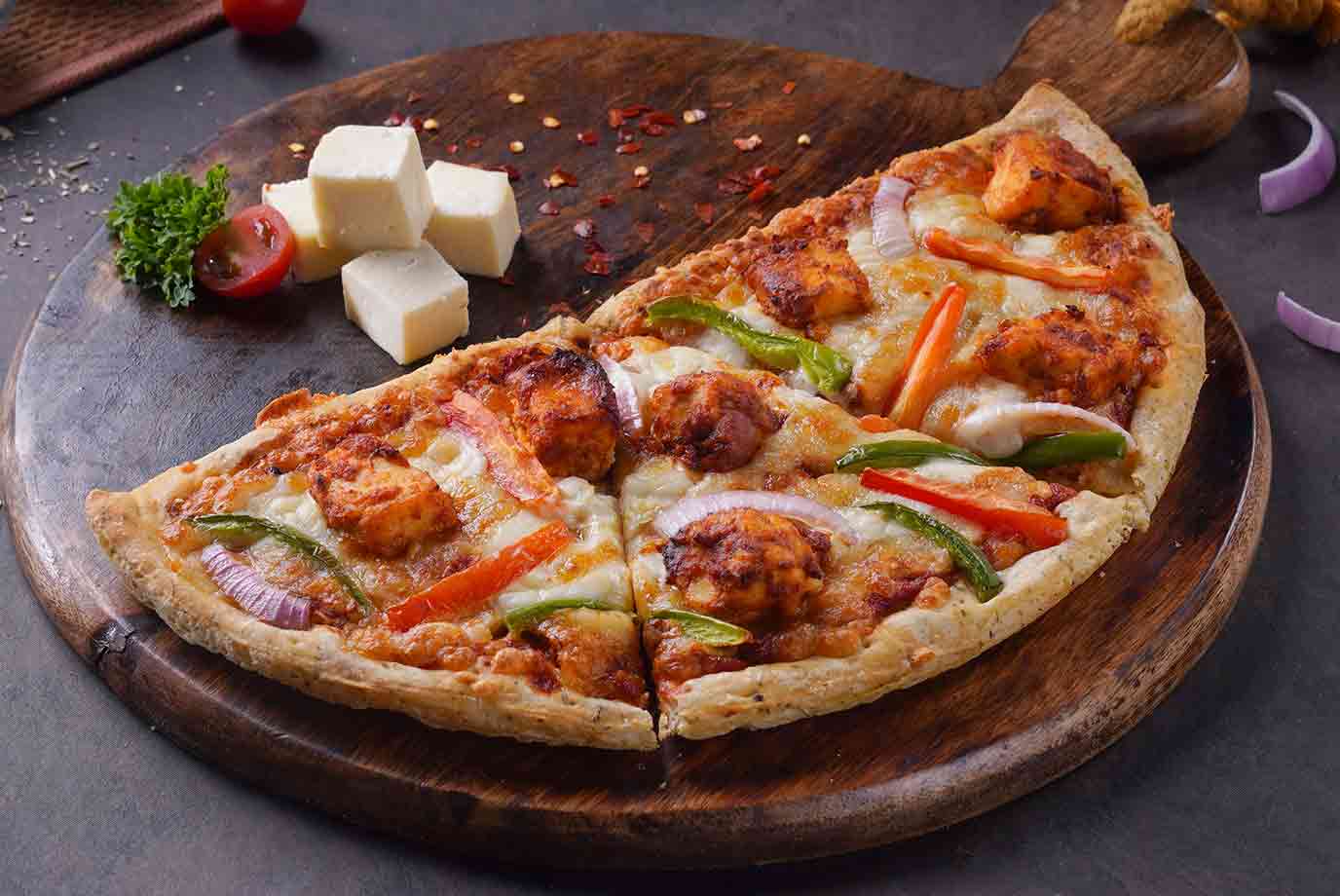 Order Double Paneer Chipotle Semizza Half Pizza Online From Ovenstory