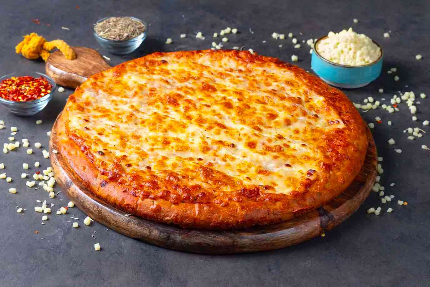 Double Cheese Margherita Vs Margherita Order Double Cheese Margherita Cheese Burst Pizza Medium from Ovenstory