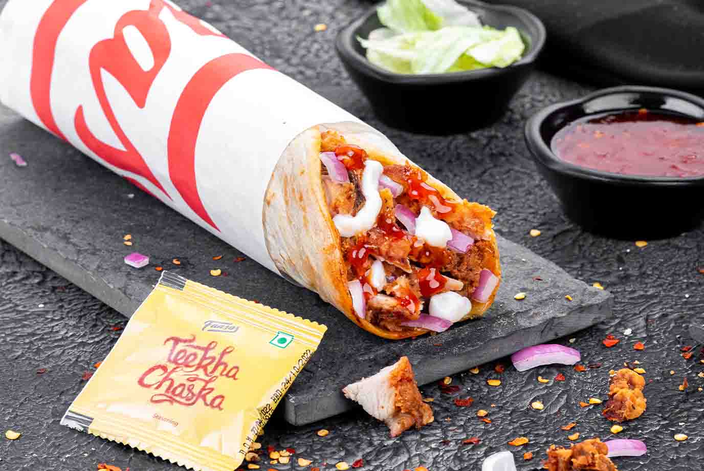 Order Sweet Chilli Chicken Burger Wrap Newly Launched from Signature