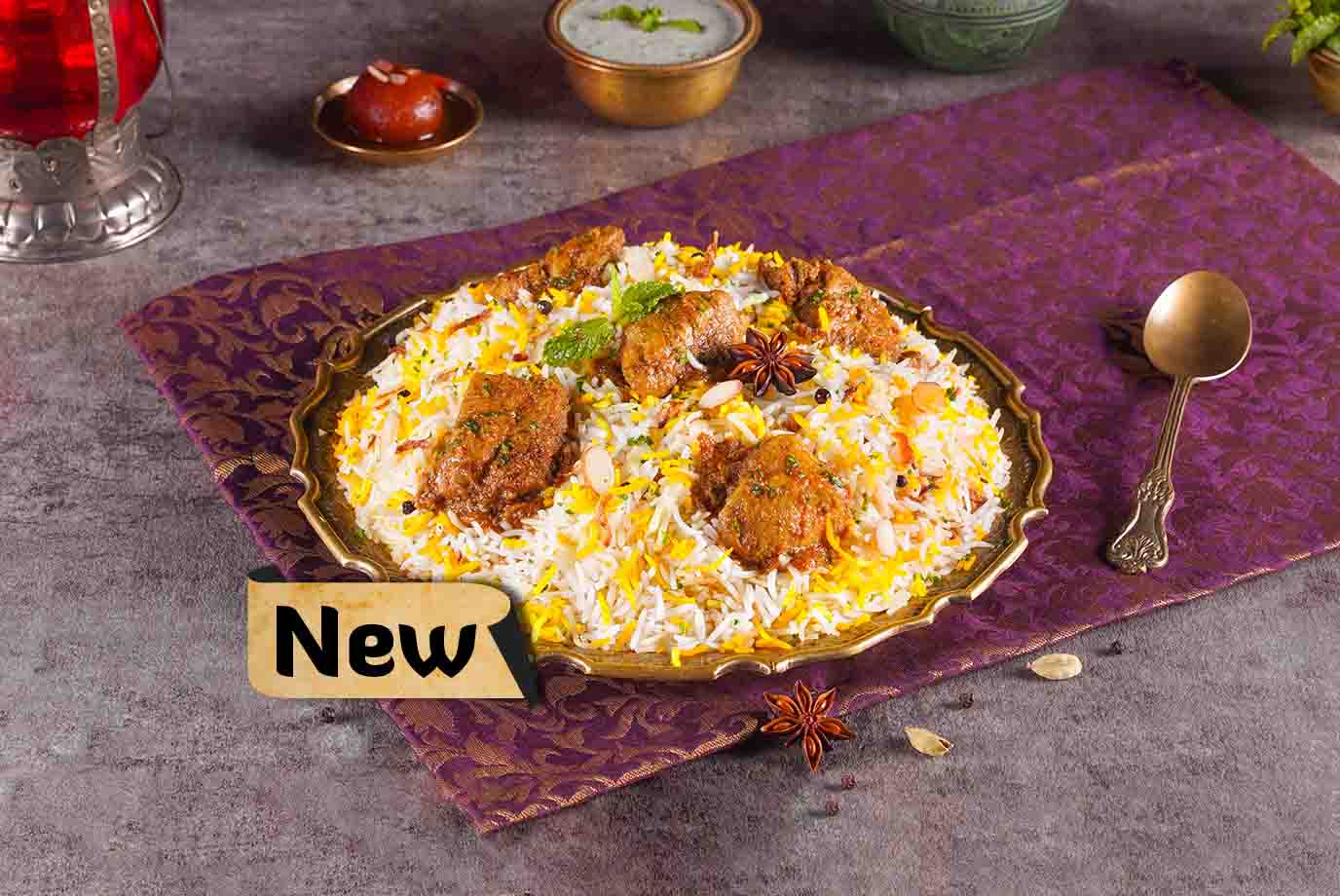Order Nawabi Murgh Biryani Lucknowi Chicken Biryani Serves 1 online