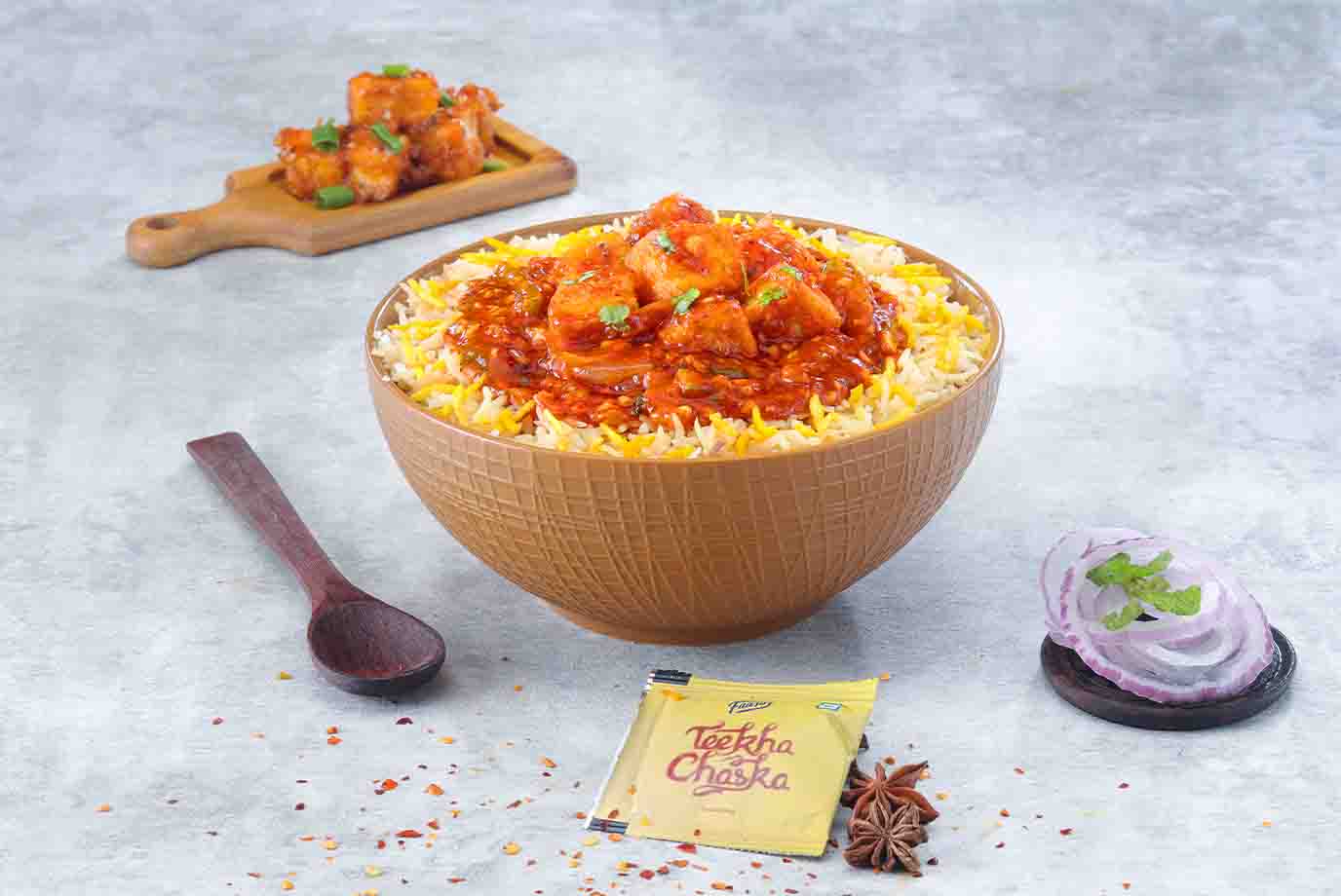 Order Hot Garlic Paneer Rice Bowl Regular from Signature Wraps Rolls By