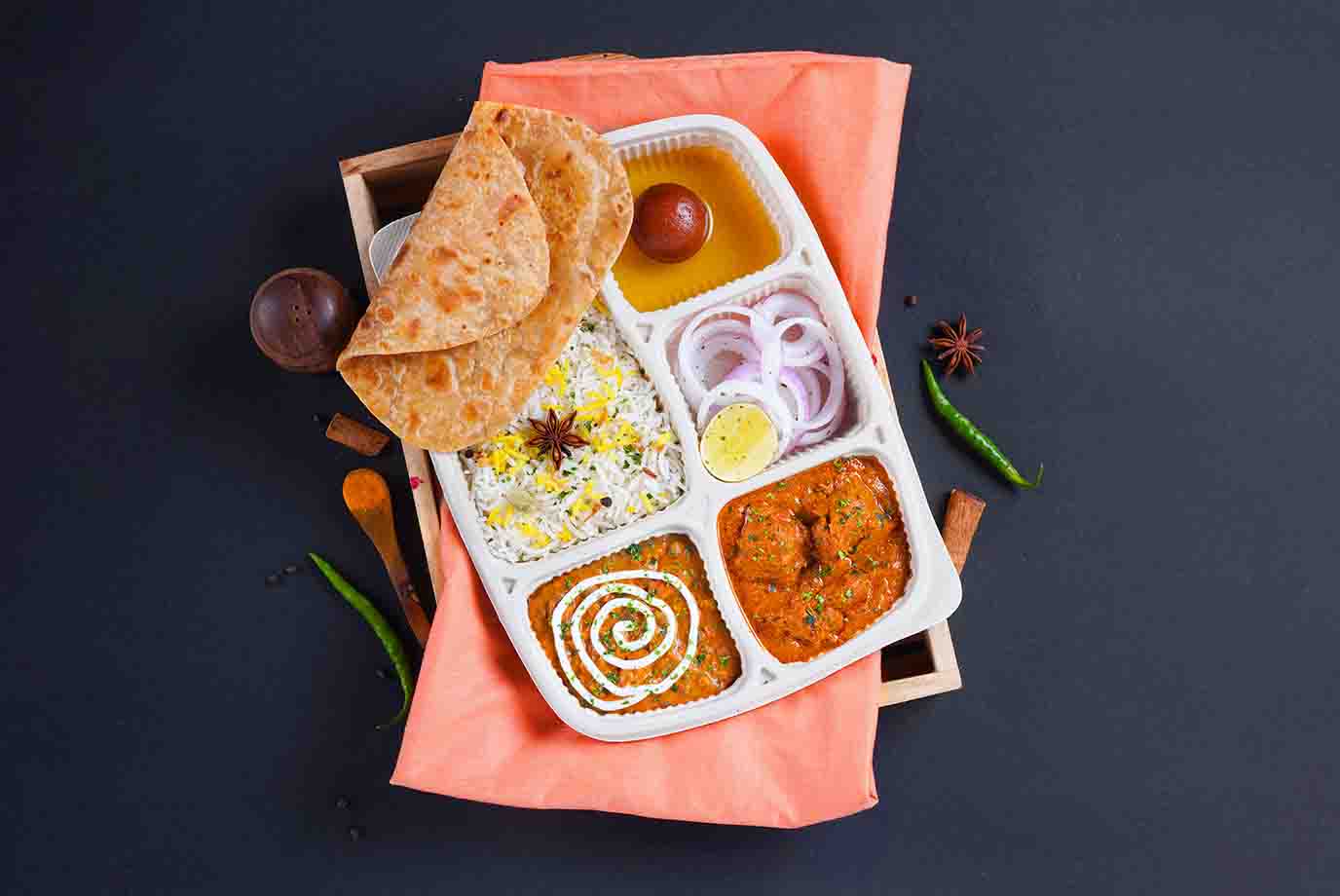 Smoked Butter Chicken Jumbo Thali results in Jeevan Bhima Nagar