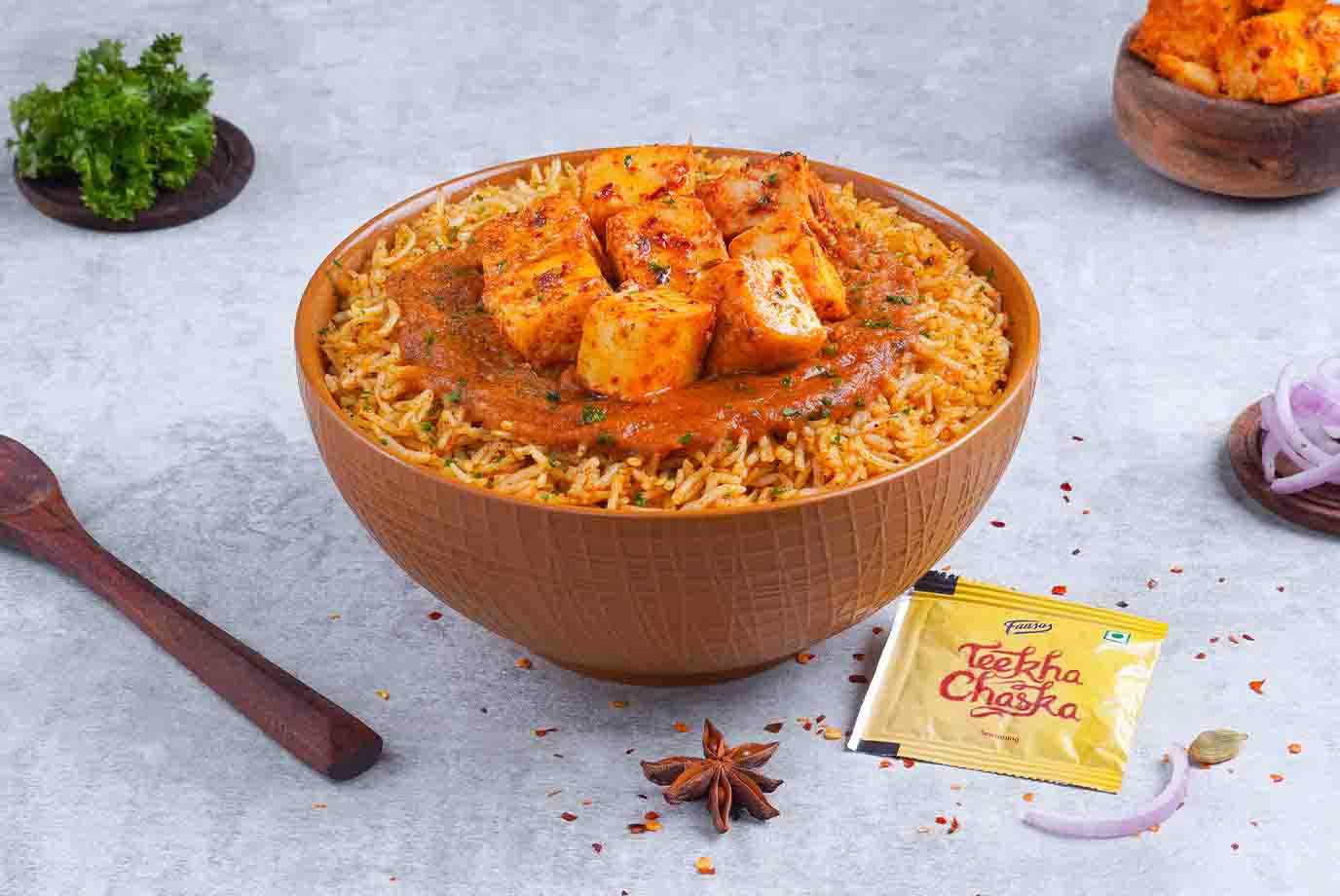 Order Paneer Signature Rice Bowl Regular from Faasos on EatSure