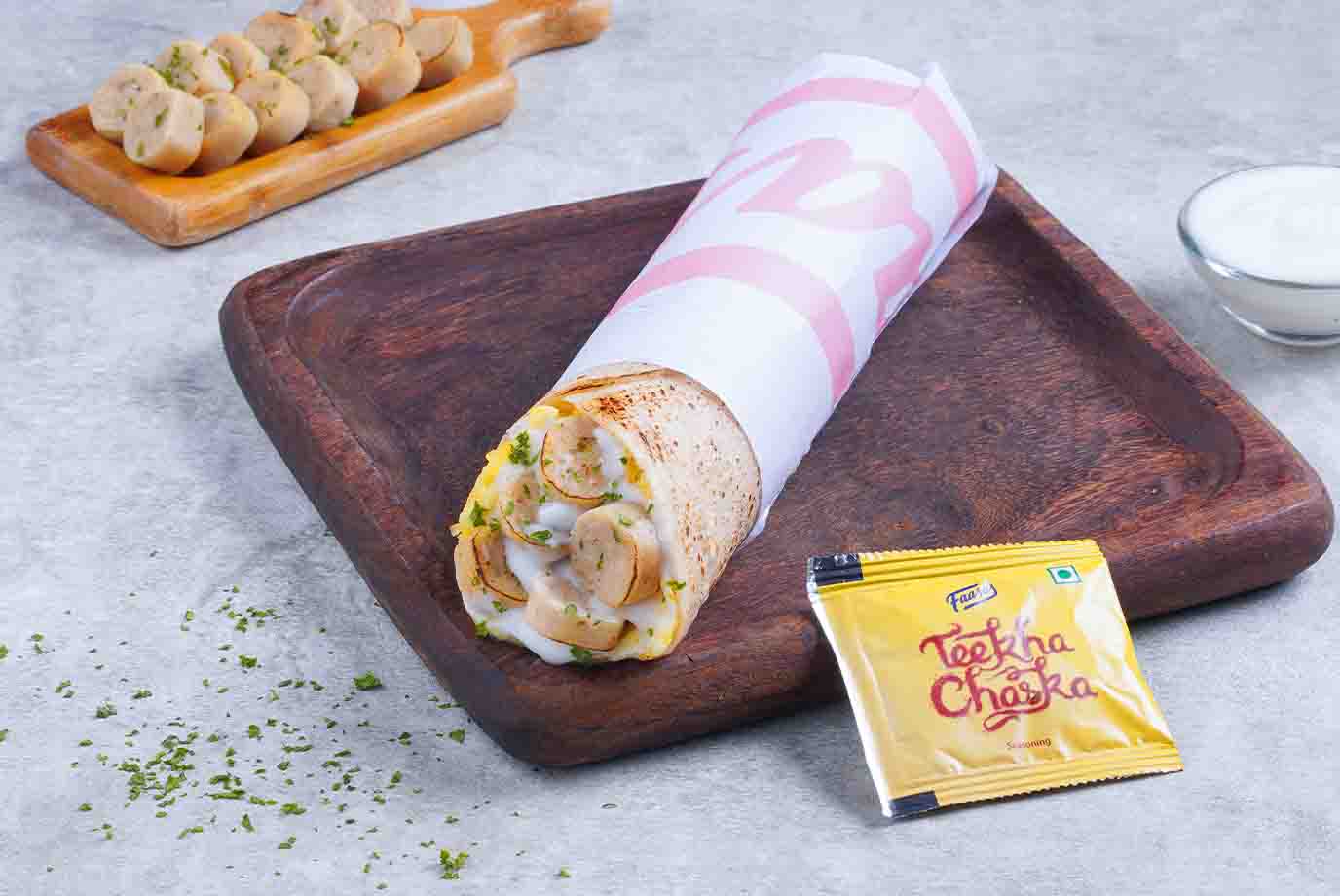 Order Egg Cheese Sausage Wrapamz Blitz from Faasos on EatSure