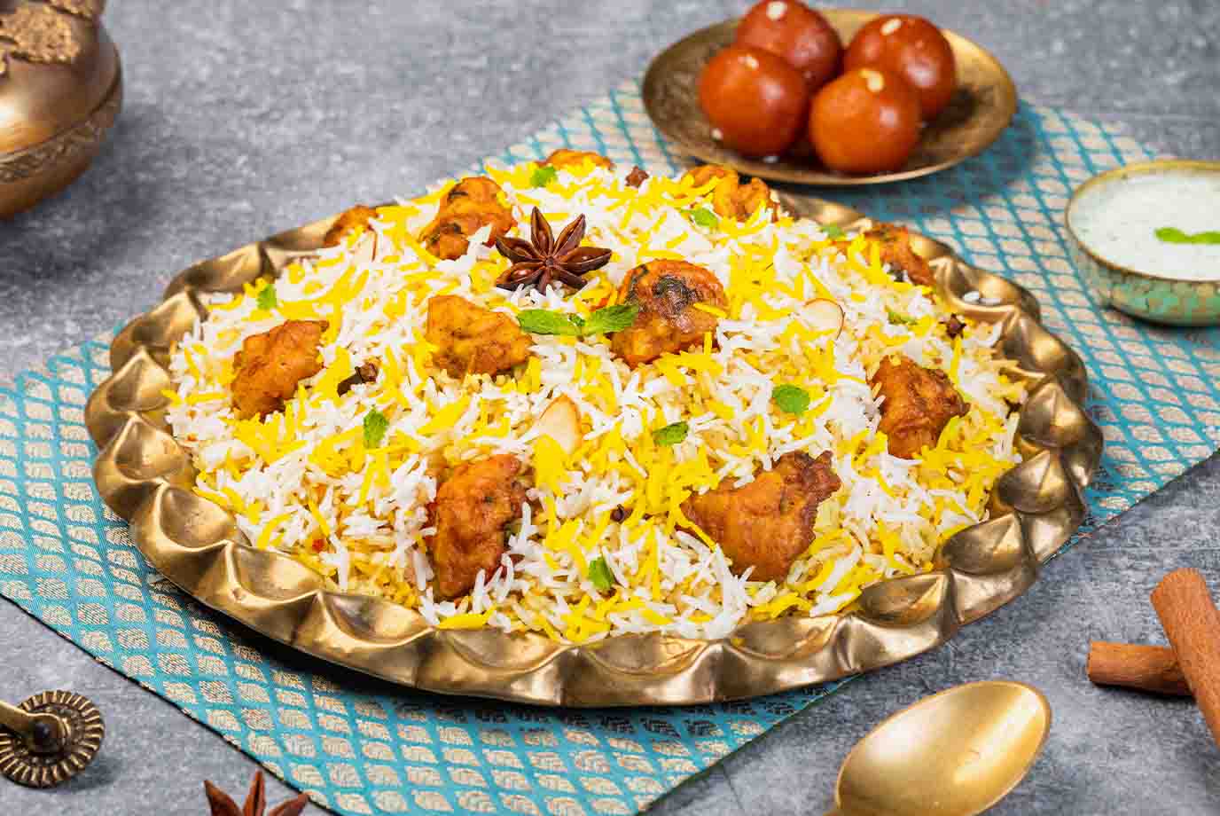 Order Chicken 65 Biryani Serves 4 5 From Behrouz Biryani On EatSure