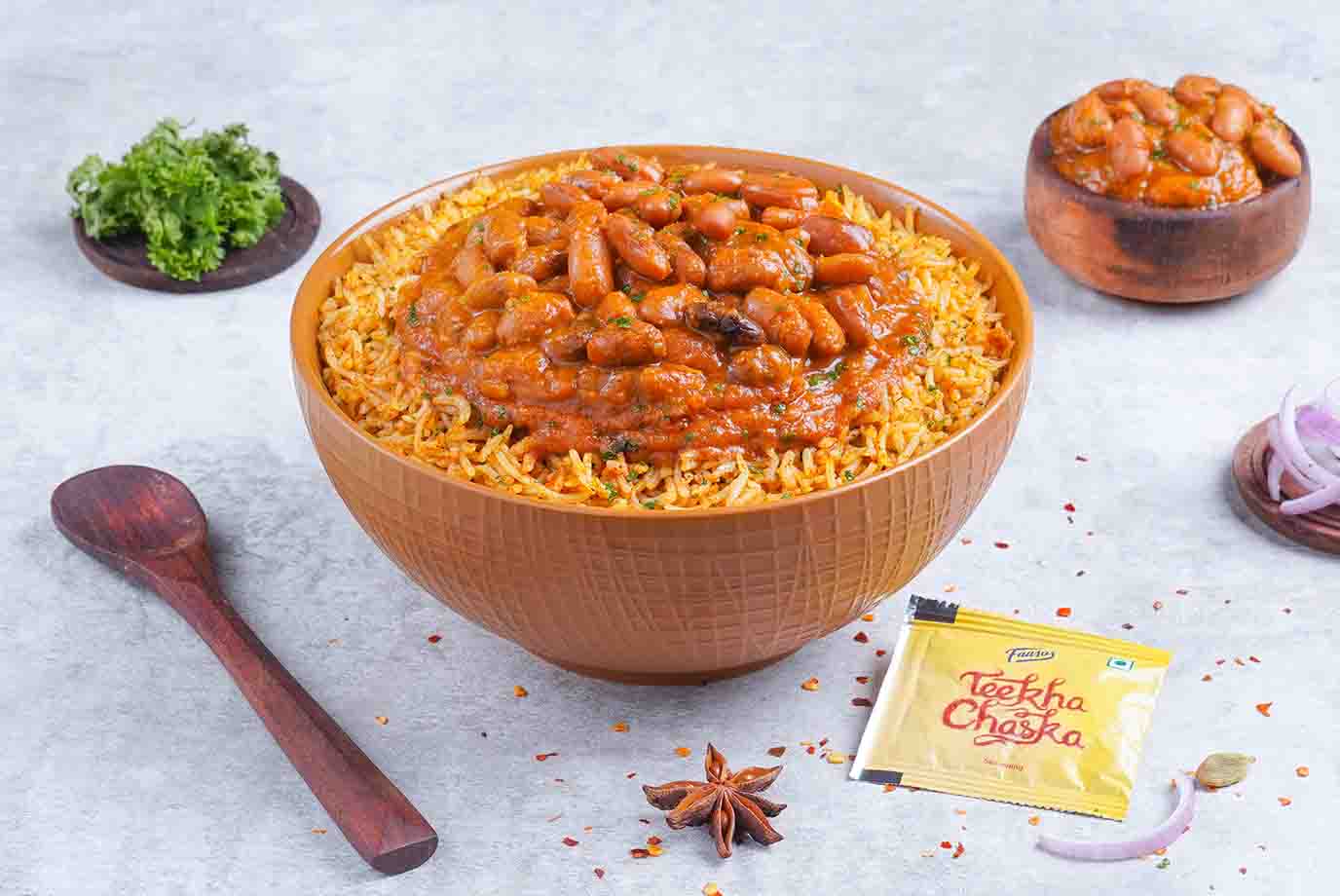 Order Rajma Masala Rice Bowl from Faasos on EatSure