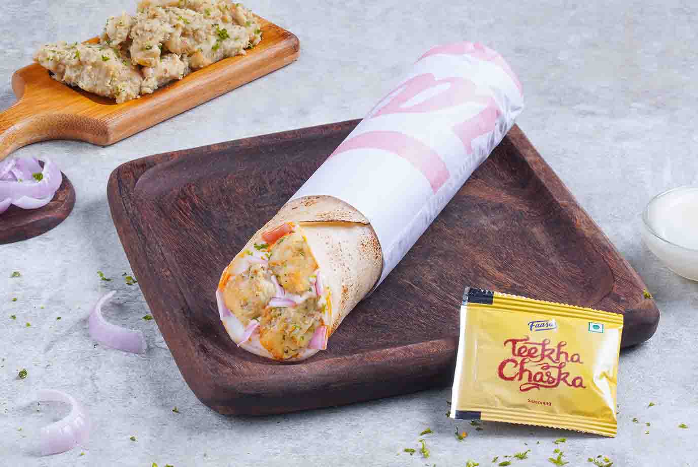 Order Cheese Melt Chicken Wrap from Faasos on EatSure