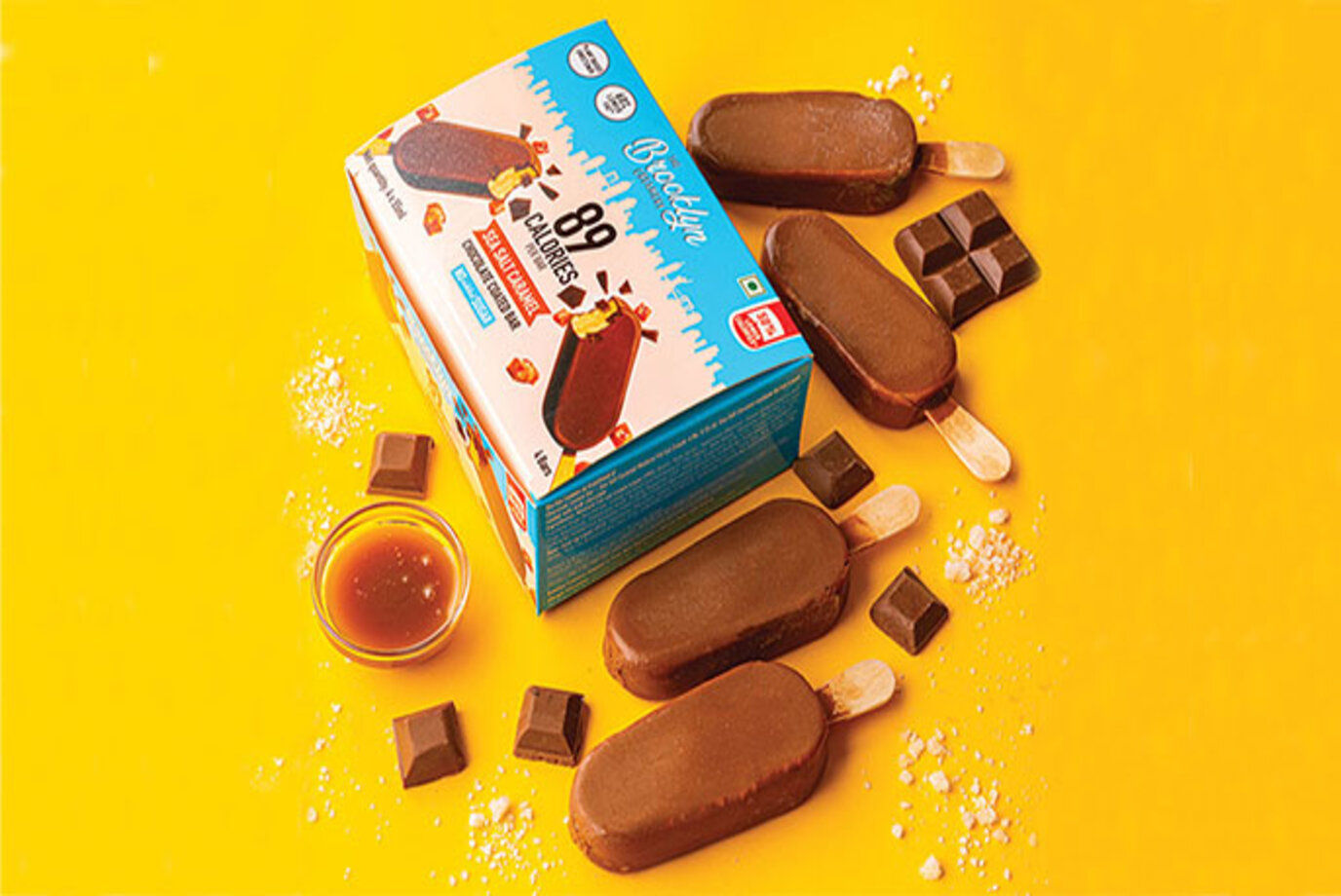 Order Sea Salt Caramel Milk Chocolate Coated Ice Cream Bars Multipack 4