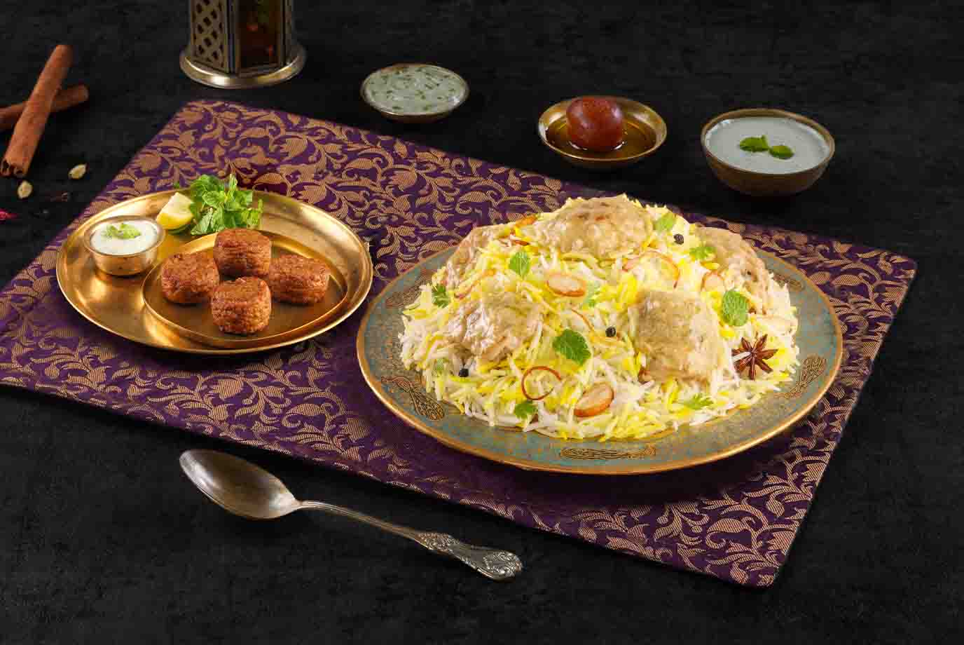 Order Solo Celebration Combo With Murgh Afgani Biryani Murgh Kefta ...