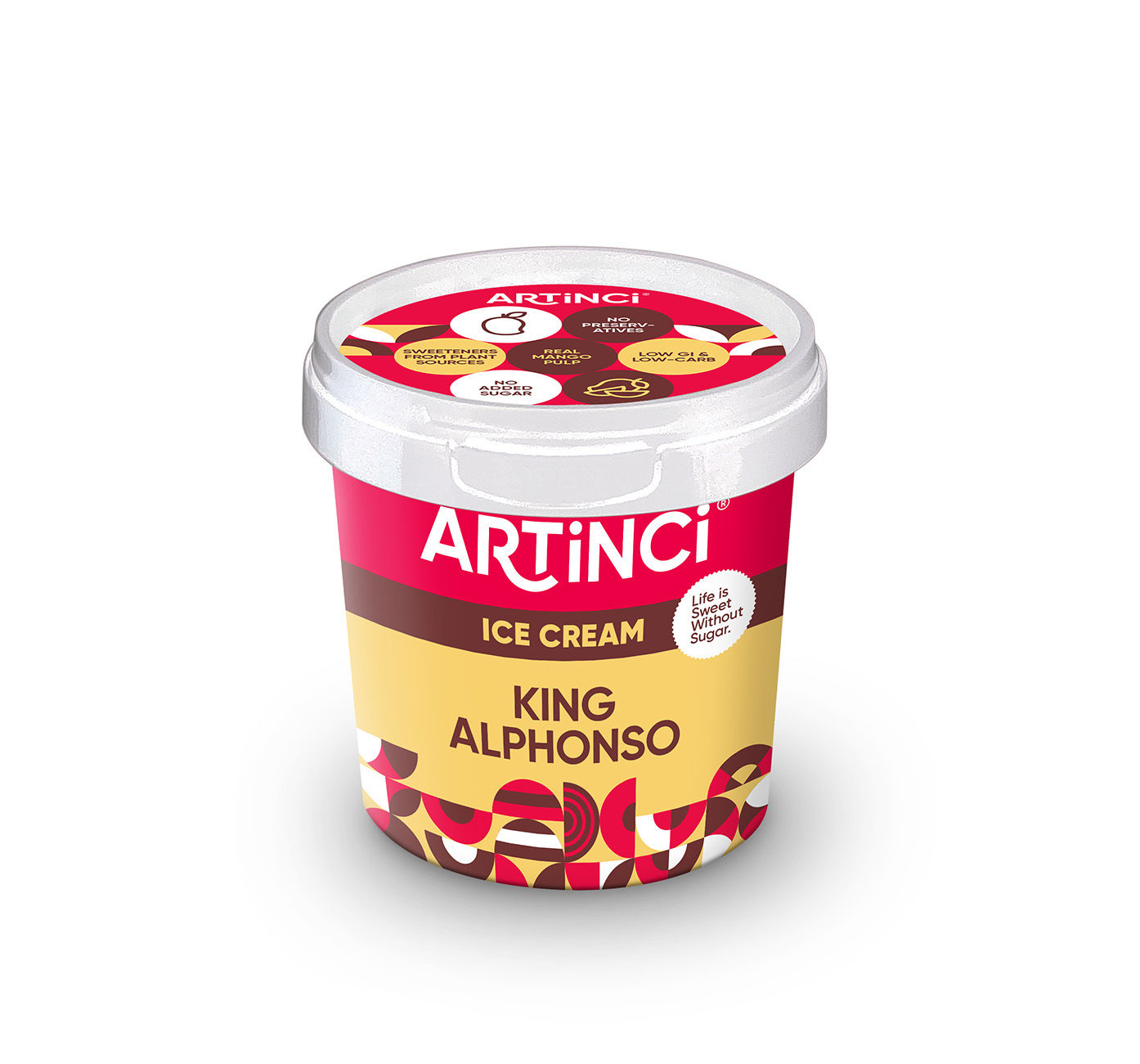 Order Alphonso Mango Sugar Free Ice Cream 100 Ml from Artinci on EatSure