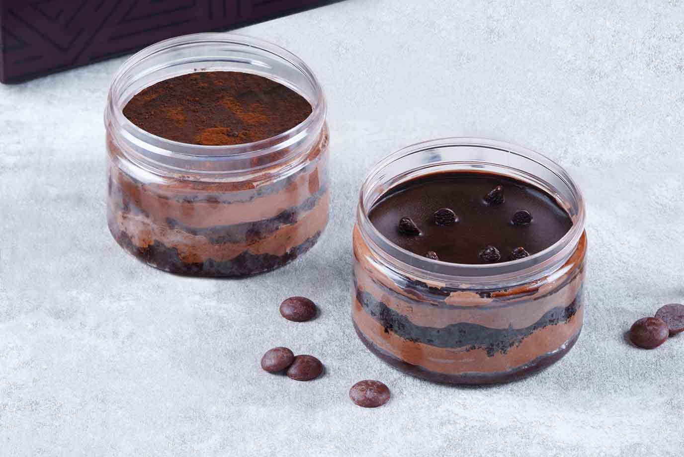 Order Chocolicious Cake Jar Combo Serves 2 from Sweet Truth on EatSure