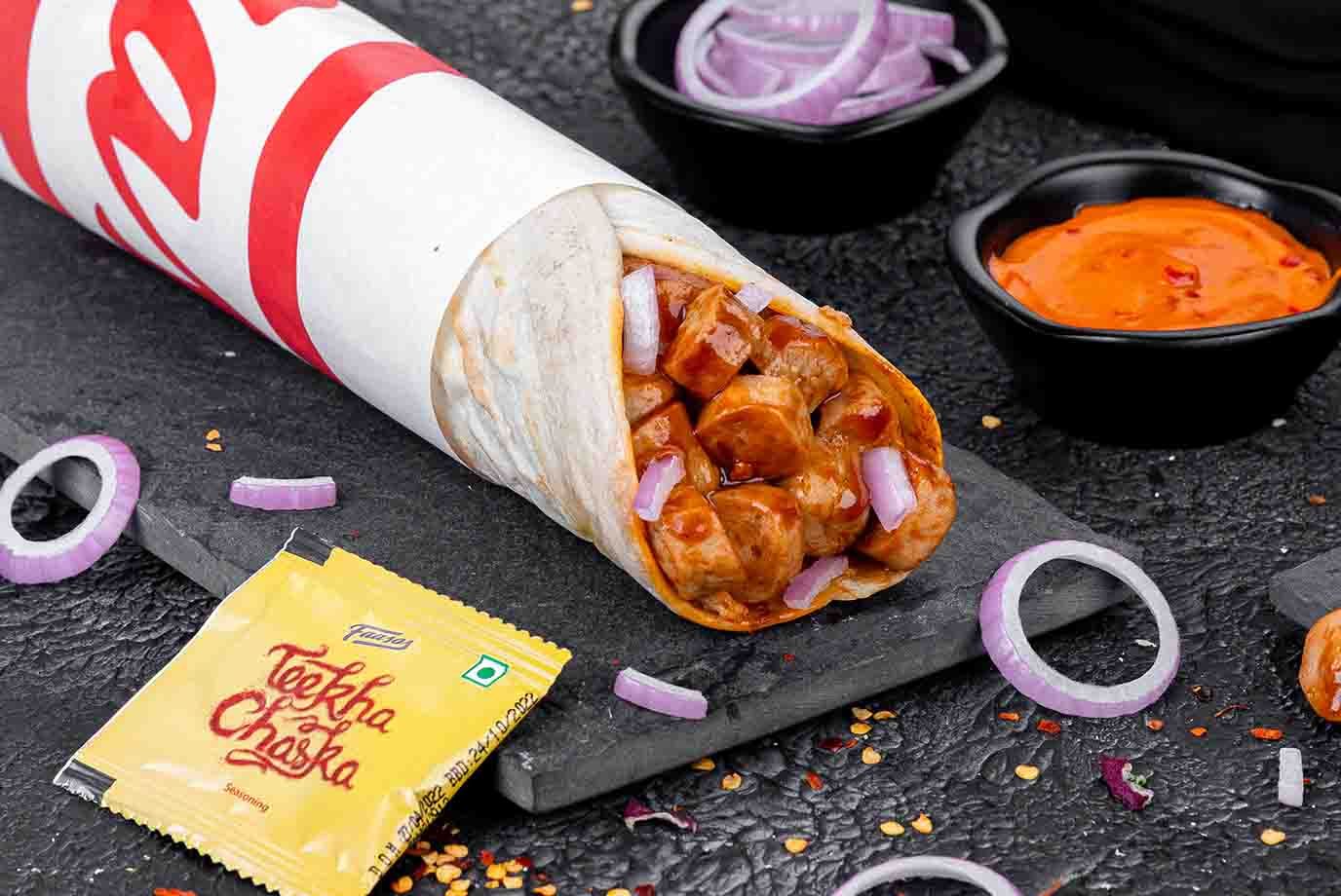 Order New And Improved Crispy Baked Bbq Supreme Sausage Wrap from