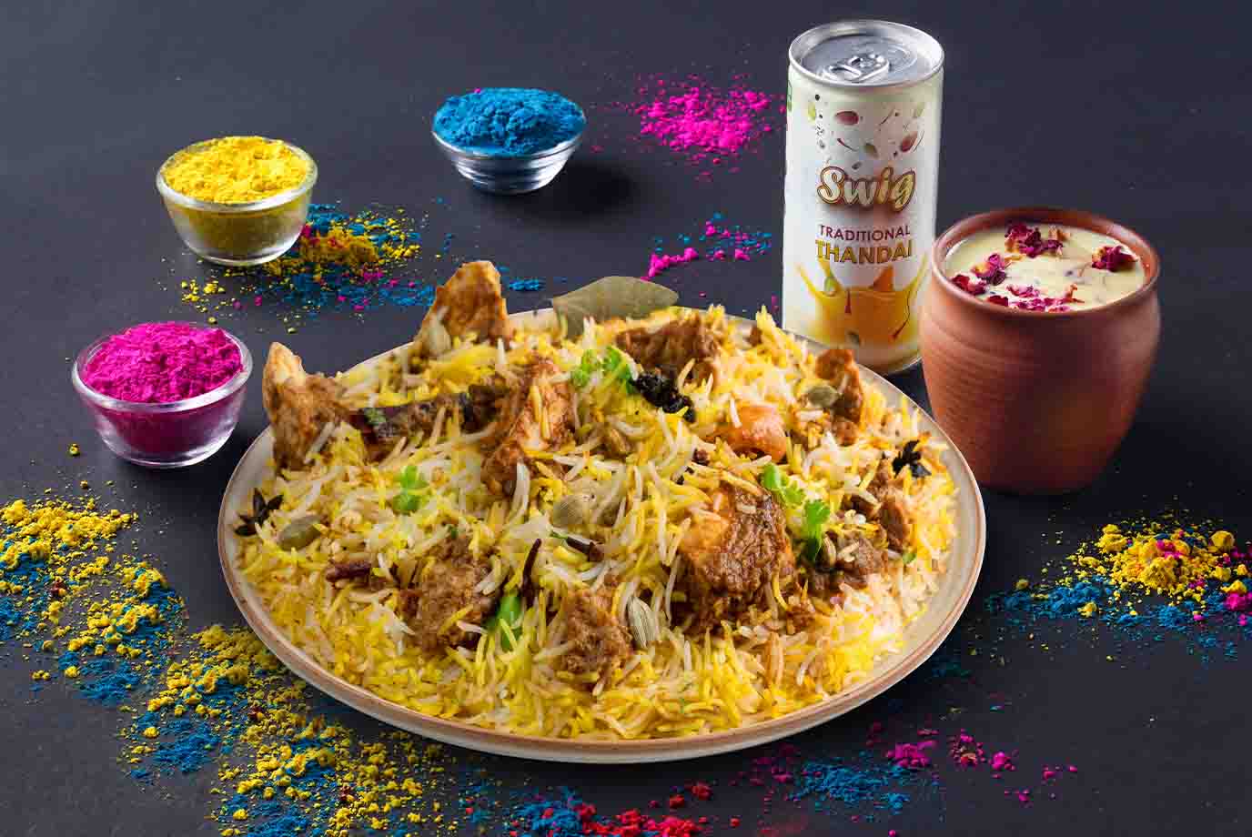 Order Hyderabadi Dum Chicken Biryani And Thandai Combo from The Good ...