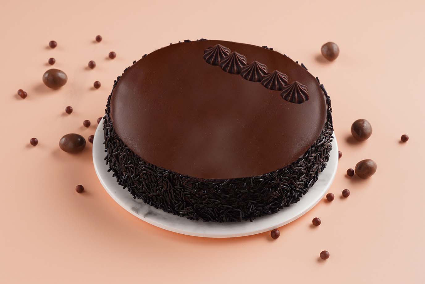 Swiss Chocolate Roulade Cake 500g | Quickee