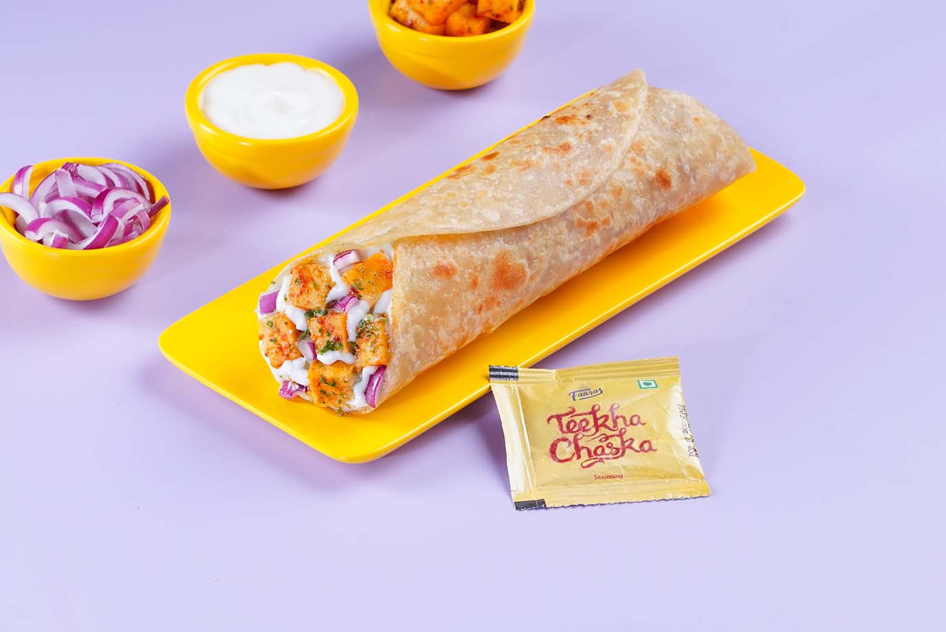 Order Cheese Melt Paneer Wrap Cf Es from Faasos on EatSure
